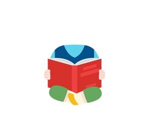 책 읽는 아이 합성이미지