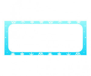 겨울 패션쇼 안내판(문구없음)