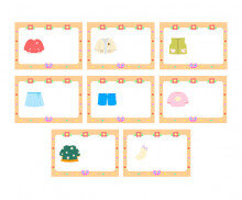 봄옷 가게 이름표(문구없음)