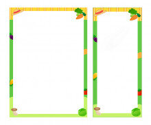 채소가게 메뉴판