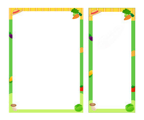 채소가게 메뉴판