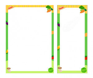 채소가게 메뉴판