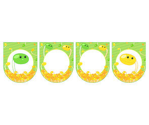 [개별도안] 콩나물 놀이 가랜드