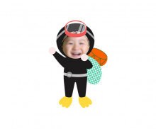 해녀 합성이미지