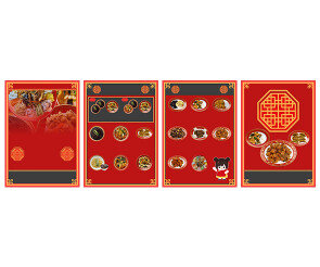 중국집 메뉴판(문구없음)