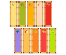 생과일주스 메뉴판(문구없음)