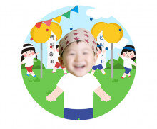 운동회 합성 라벨