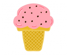 딸기 맛 소프트콘