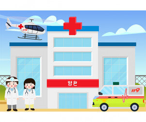 병원 배경