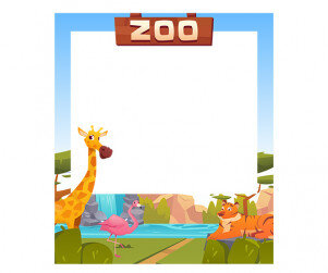 [개별도안] 동물원 폴라로이드