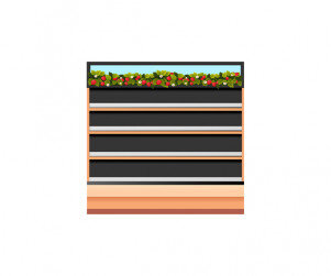 편의점 진열대 (상품없음)