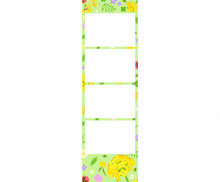 유채꽃 개나리 네컷