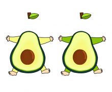 아보카도 합성 이미지