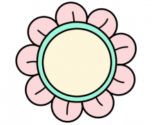 [개별도안]꽃 가랜드