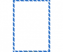 파랑 사선 테두리