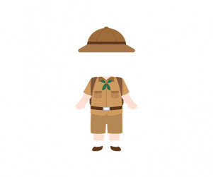 탐험하는 아이 합성이미지 (남아)