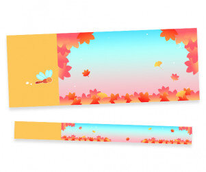 단풍 축제 입장권 (티켓,팔찌)(문구없음)