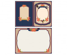 추억 사진관 초대장(문구없음)