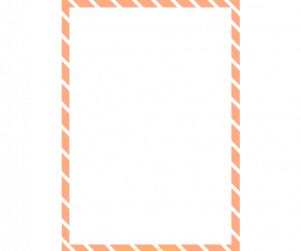 연주황 사선 테두리