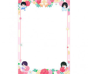 큐피드 장미 테두리