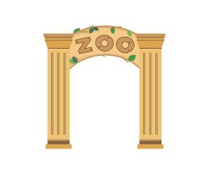 동물원 입구 (대리석)