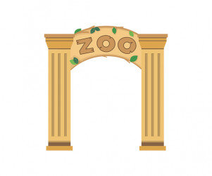 동물원 입구 (대리석)