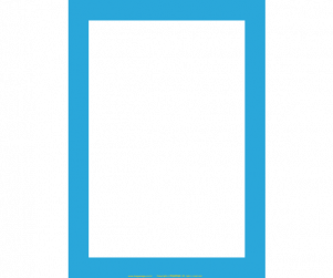 배경없는 파랑테두리