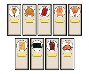 건어물 개별 메뉴판(문구없음)