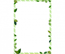 잎사귀 테두리