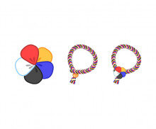 장명루 팔찌, 꽃 장식