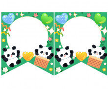 [개별도안] 입학 100일 축하해 가랜드