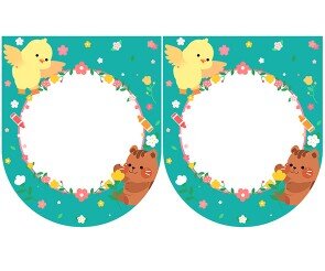 [개별도안] 입학을 축하합니다 동물 가랜드