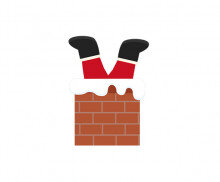 굴뚝 속 산타클로스