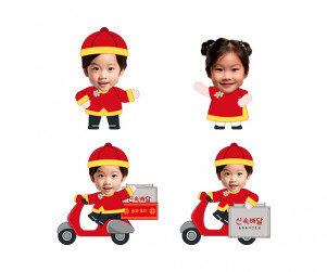 중국집 직원 합성이미지