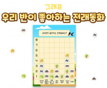 우리반이 좋아하는 전래동화 그래프