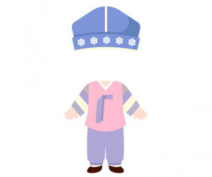 한복 합성이미지