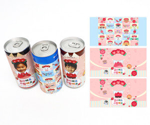 어버이날 캔음료 합성 라벨2