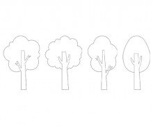 나무 색칠 모음