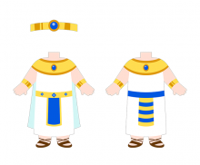 이집트 전통의상 합성이미지