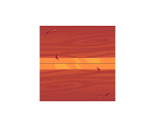 한의원 안내표 (삼각) (문구없음)