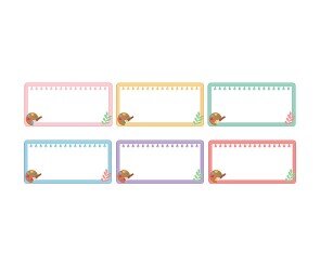 스케치북 이름표