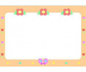 봄옷 가게 이름표