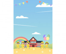 학교 아이들 배경