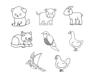 동물 색칠 모음
