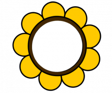 해바라기 가랜드 개별도안