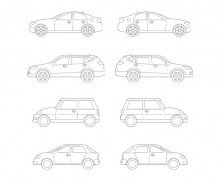 자동차 색칠 모음