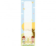 가을 전시회 세로 배너(문구없음)