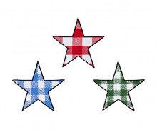 체크 별 꾸미기 스티커