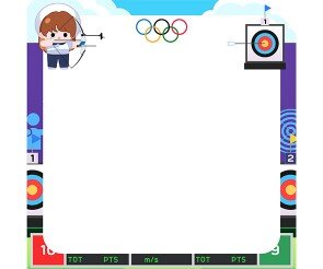 올림픽 양궁 메모지