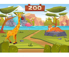 동물원 배경